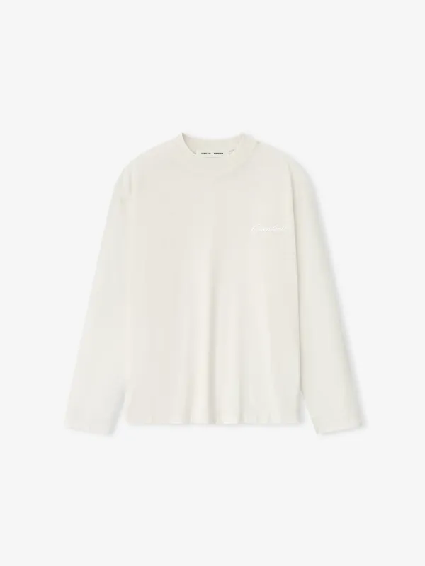 Womens Embroidered Classic Long Sleeve Tee sold by Essentials