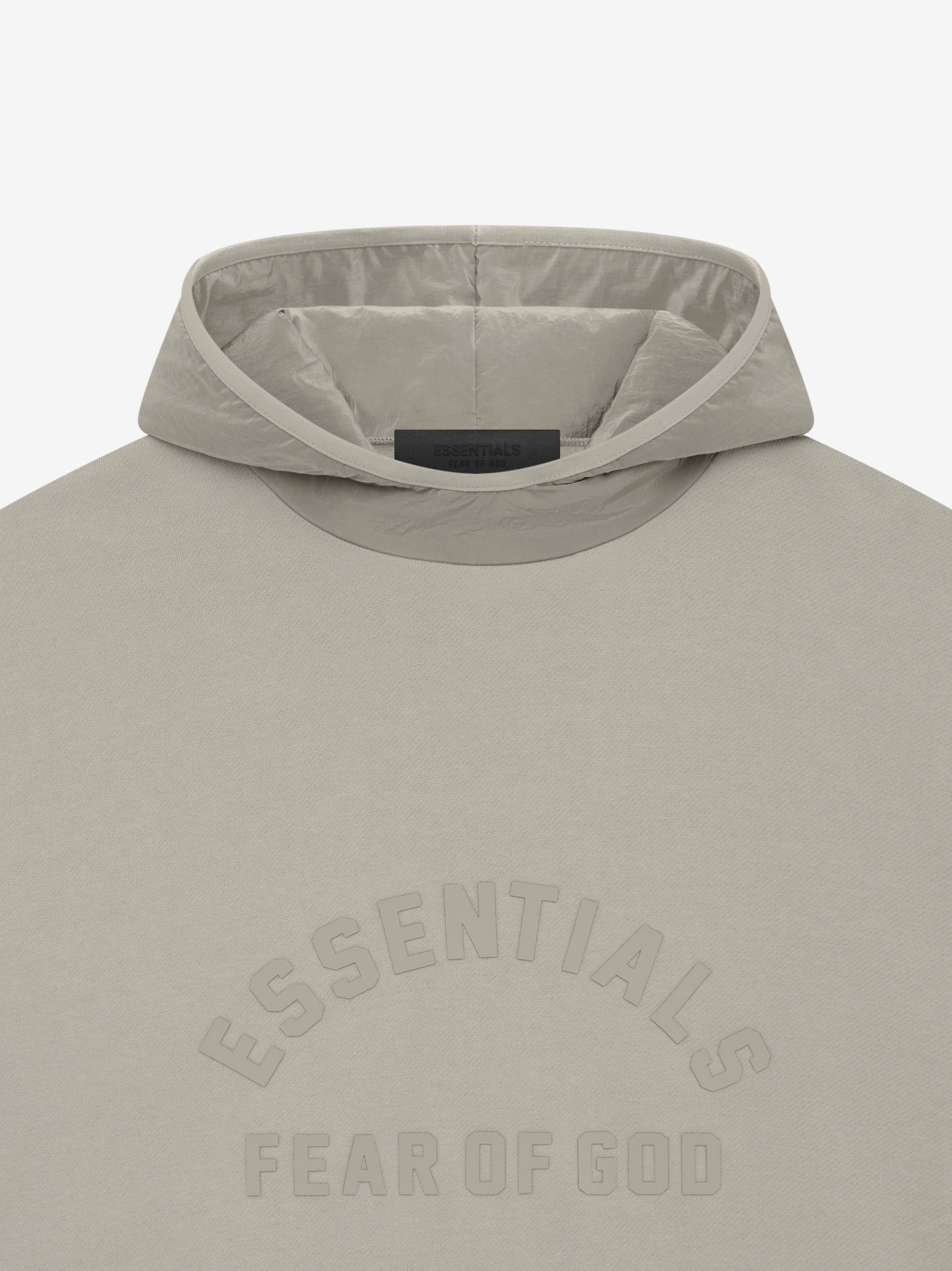 Womens Nylon Fleece Hooded Dress sold by Essentials product image thumbnail 3