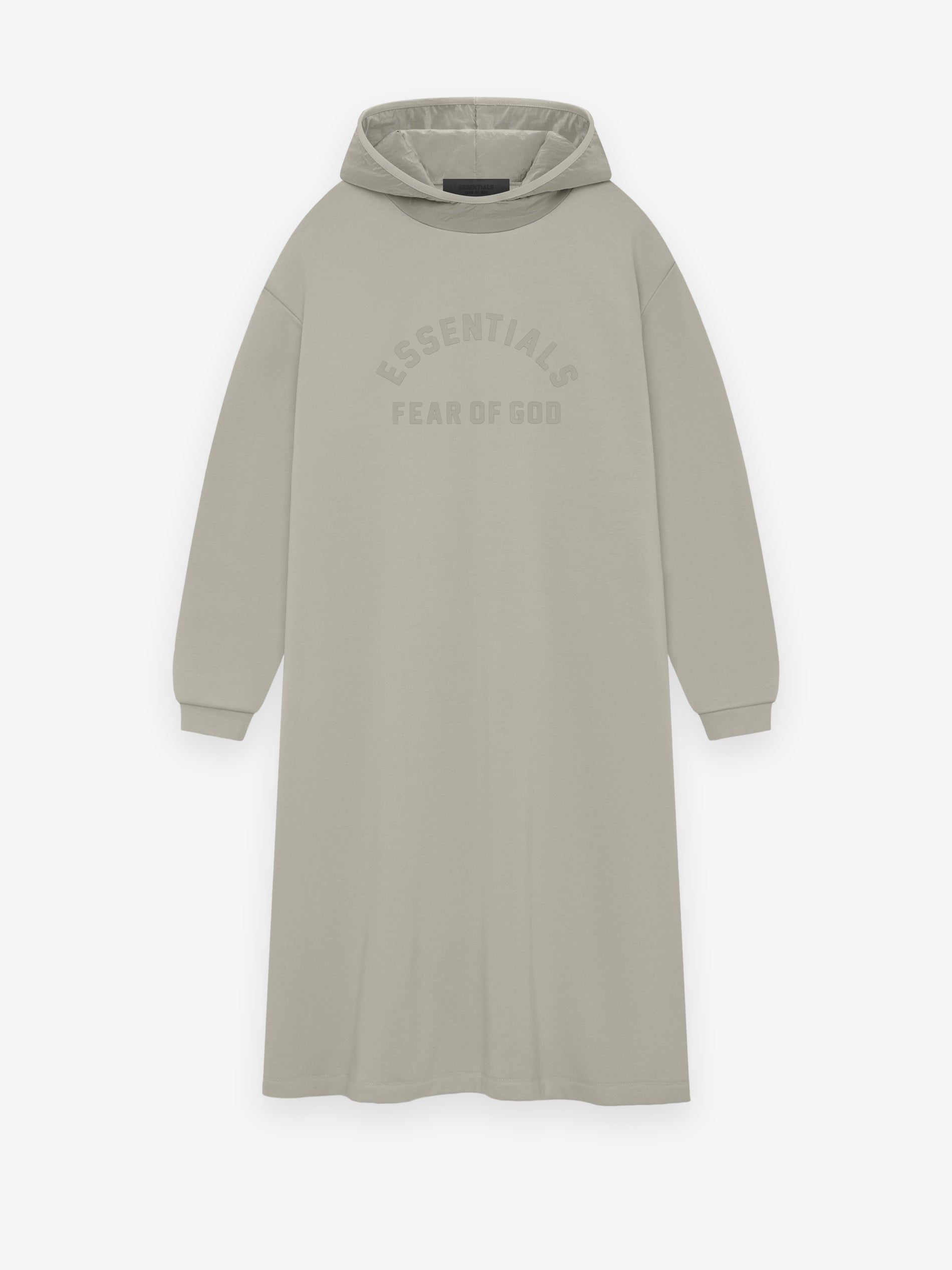 Womens Nylon Fleece Hooded Dress sold by Essentials