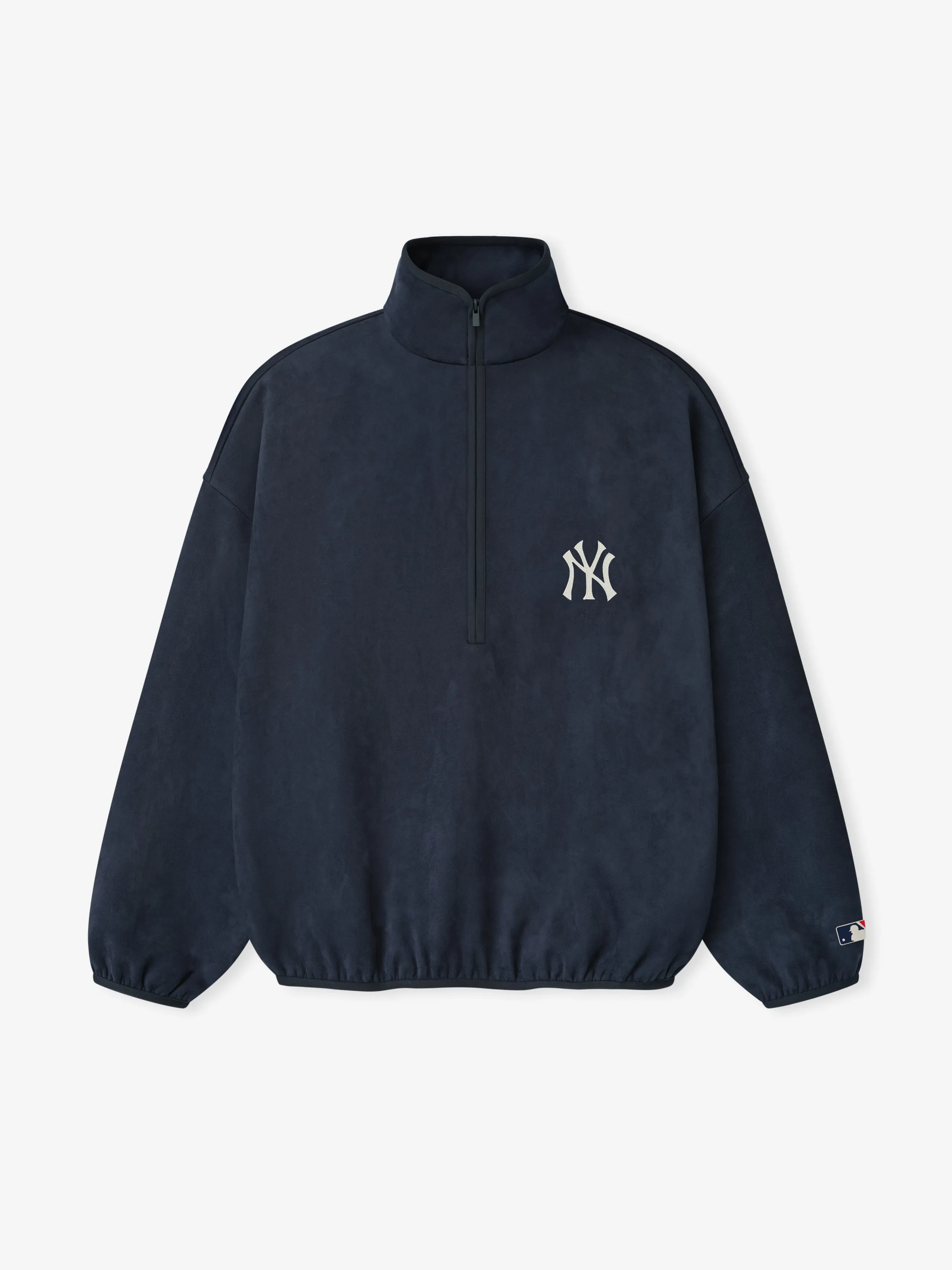 Yankees Suede Fleece Modern Half Zip sold by Essentials product image thumbnail 2