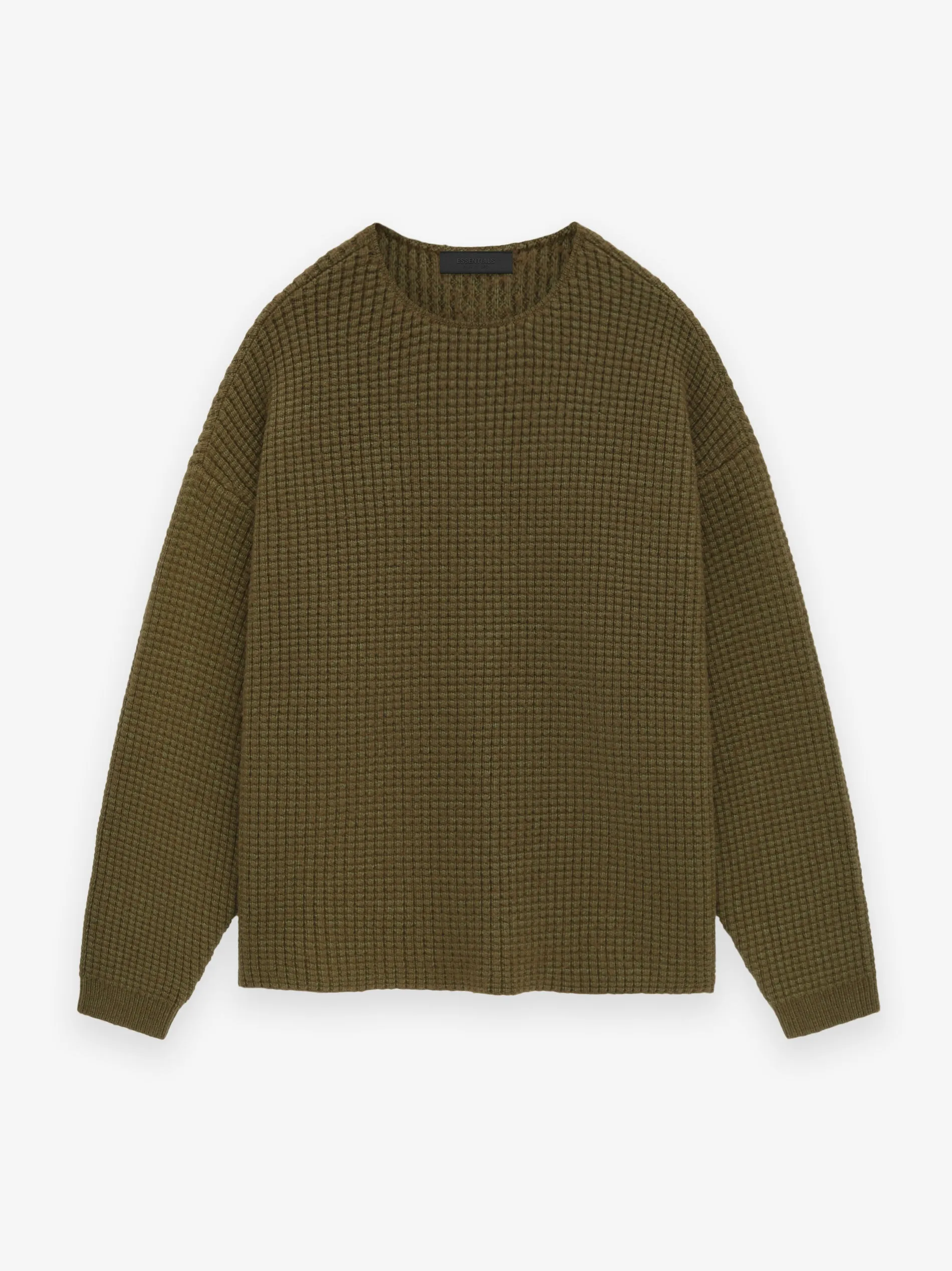 Heavy Waffle Crewneck Sweater sold by Essentials
