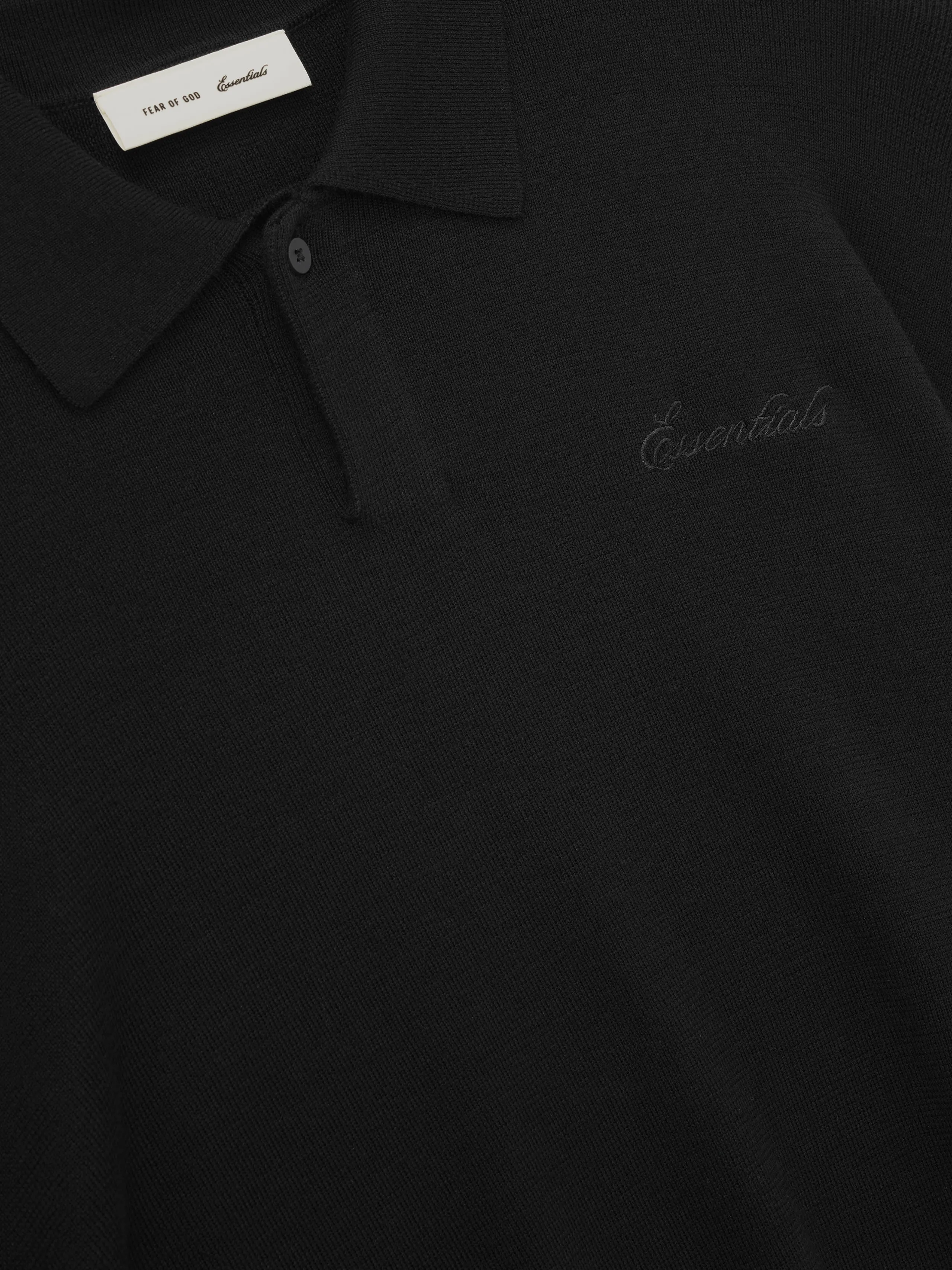 Signature 90s Knit Polo sold by Essentials product image thumbnail 3
