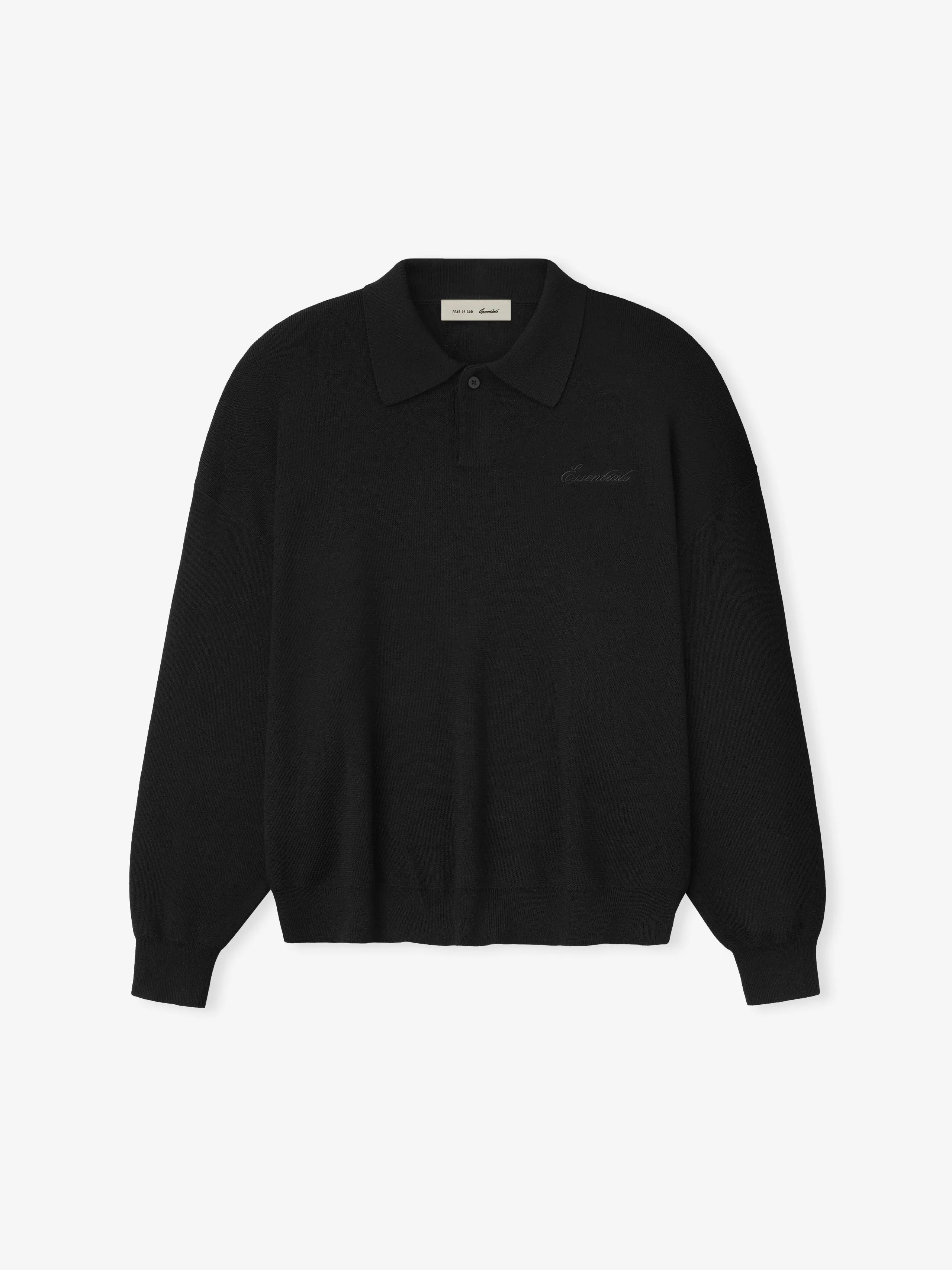 Signature 90s Knit Polo sold by Essentials
