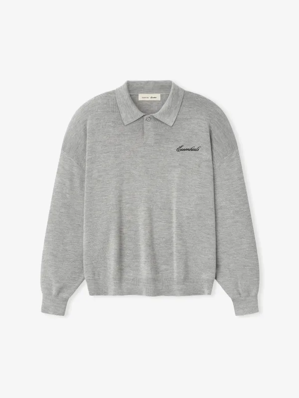 Signature 90s Knit Polo sold by Essentials