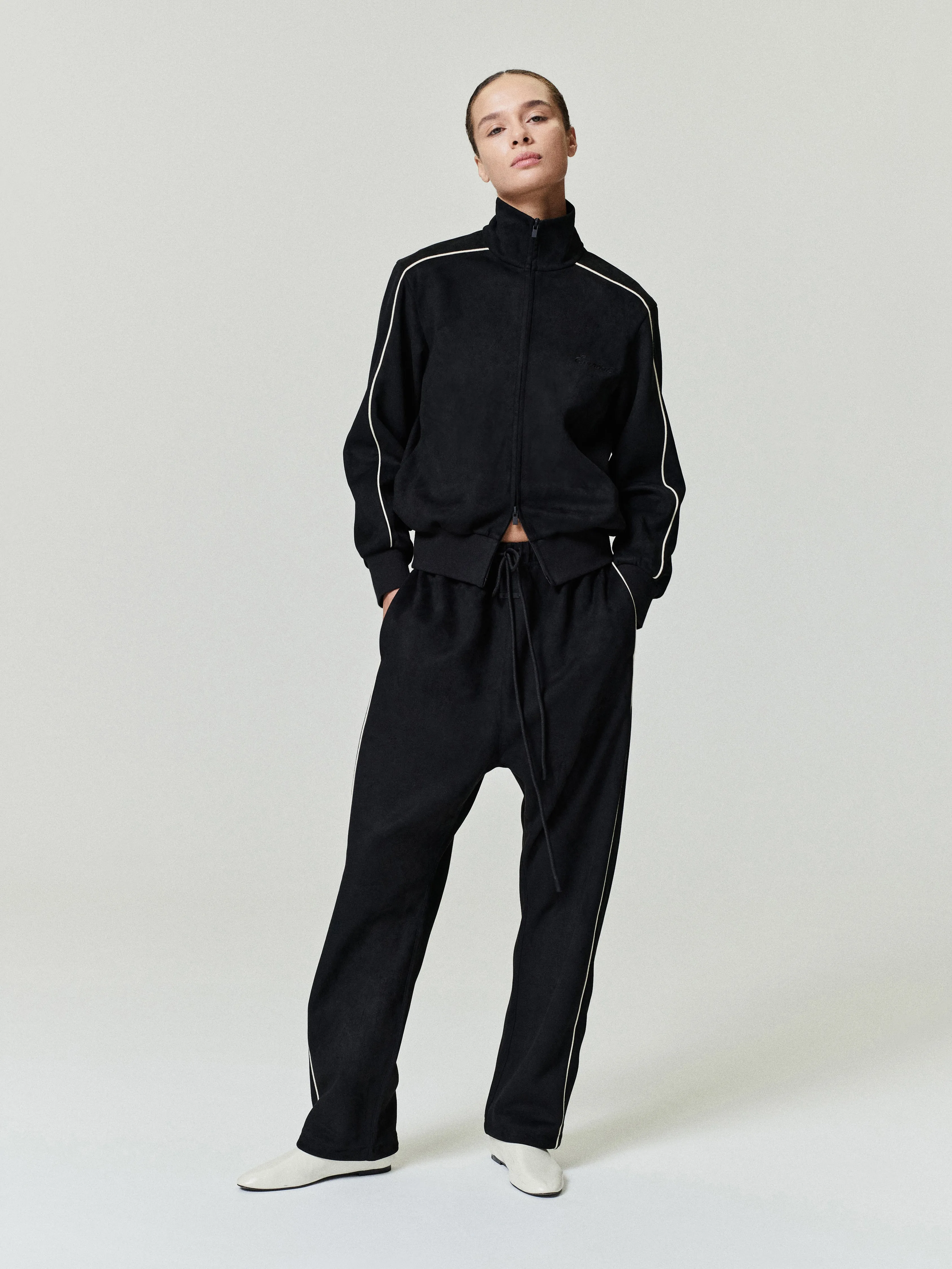 Womens Signature Vintage Track Jacket sold by Essentials product image thumbnail 5