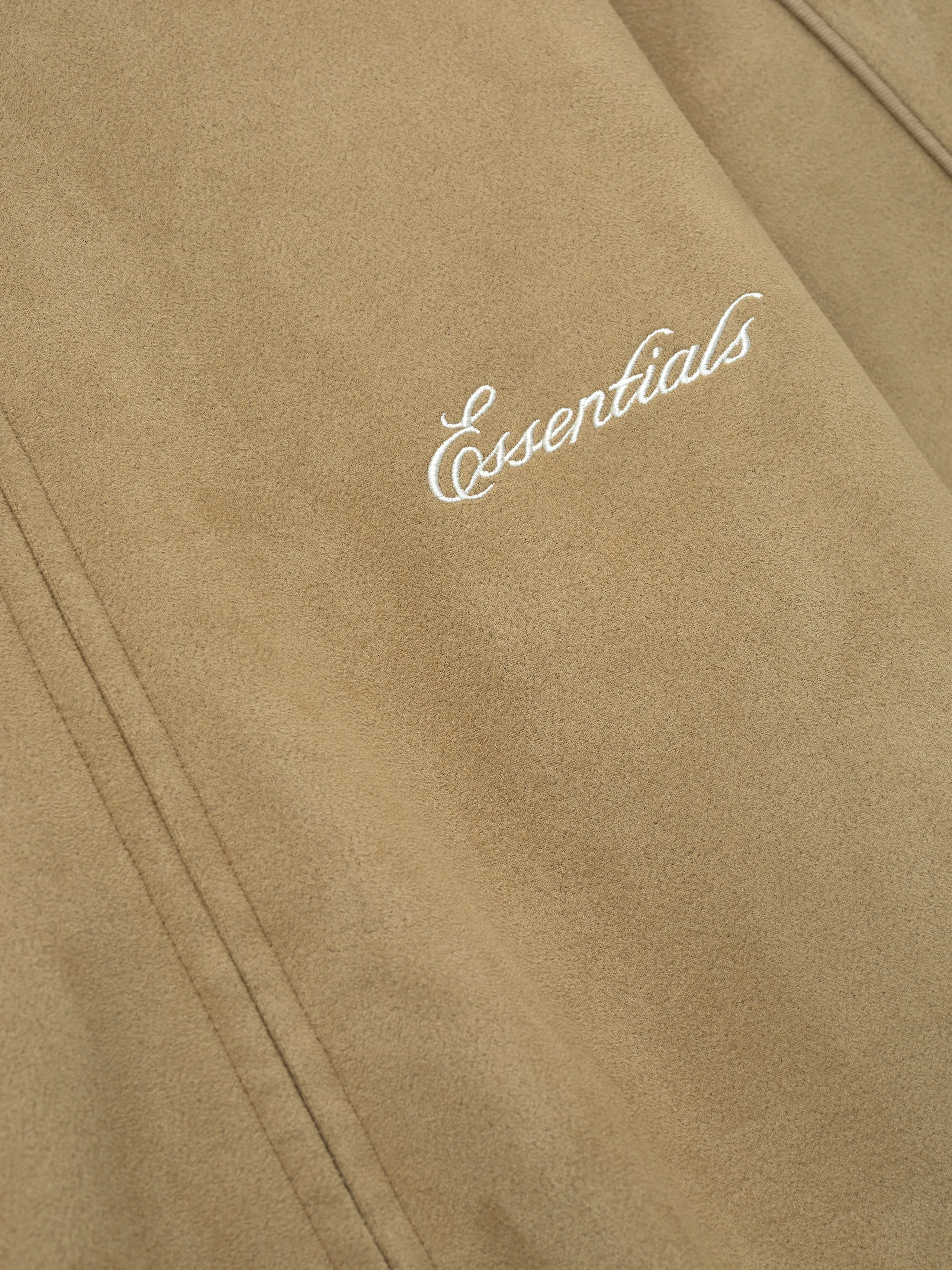 Womens Suede Fleece Signature Vintage Track Jacket sold by Essentials product image thumbnail 4