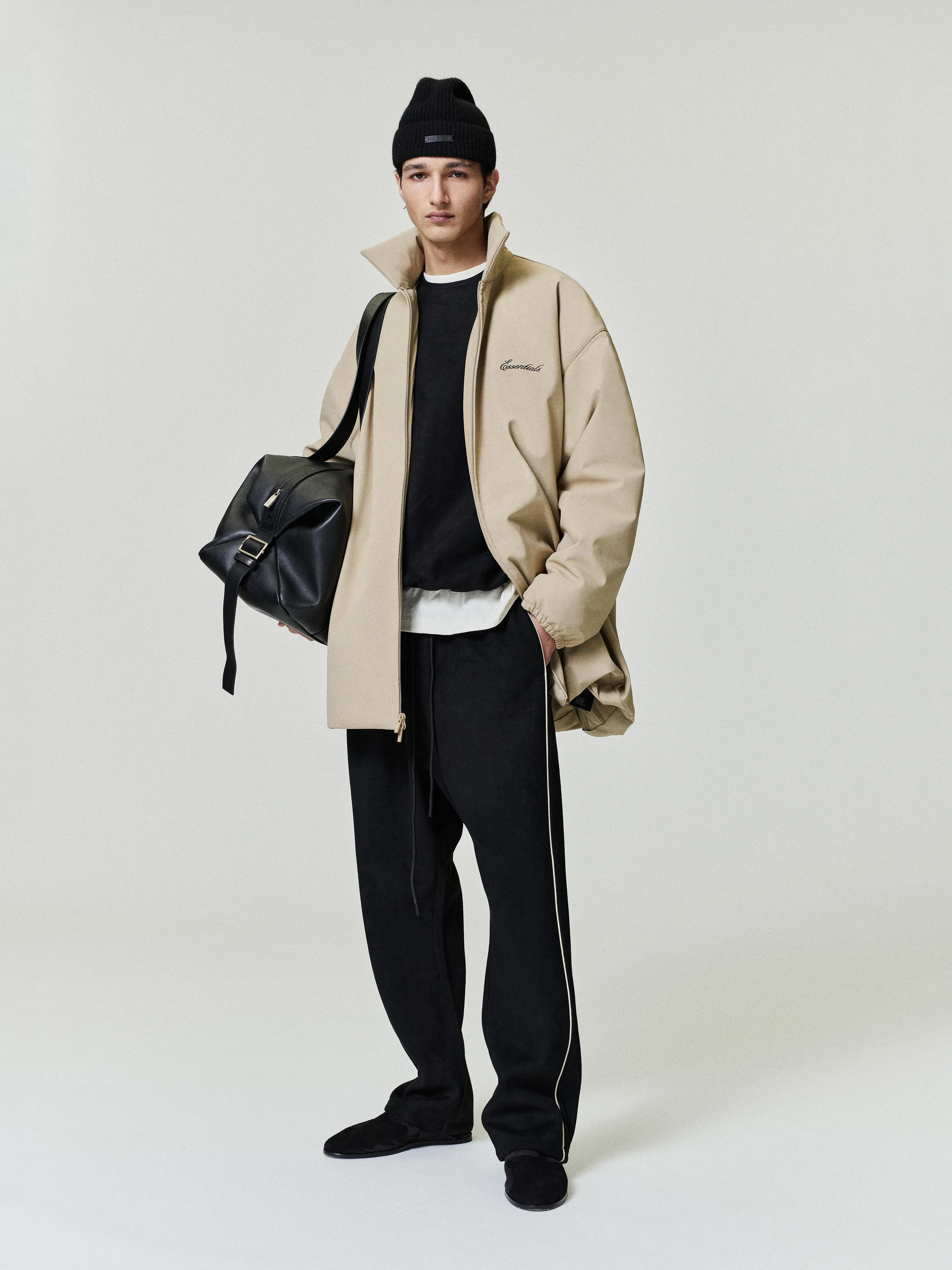 Suede Fleece Signature Relaxed Pant sold by Essentials product image thumbnail 4