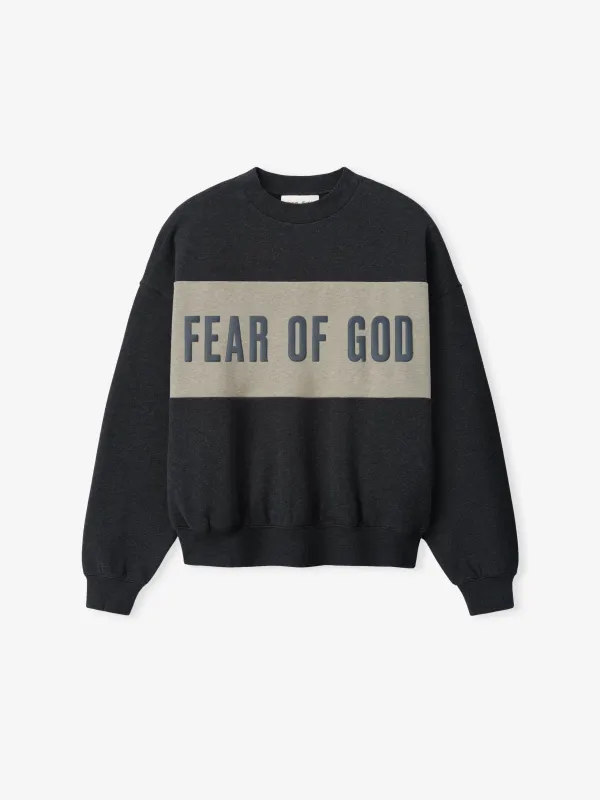 Cropped Relaxed Panelled Sweatshirt made by Essentials