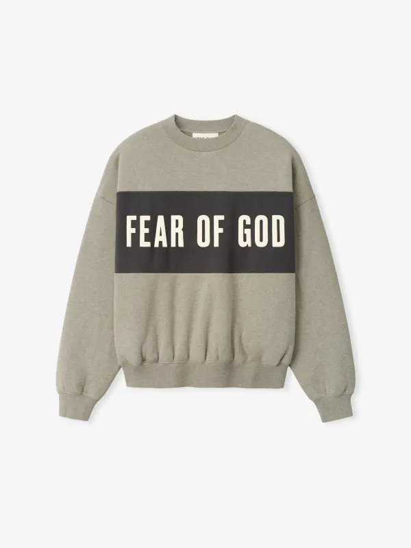 Cropped Relaxed Panelled Sweatshirt made by Essentials