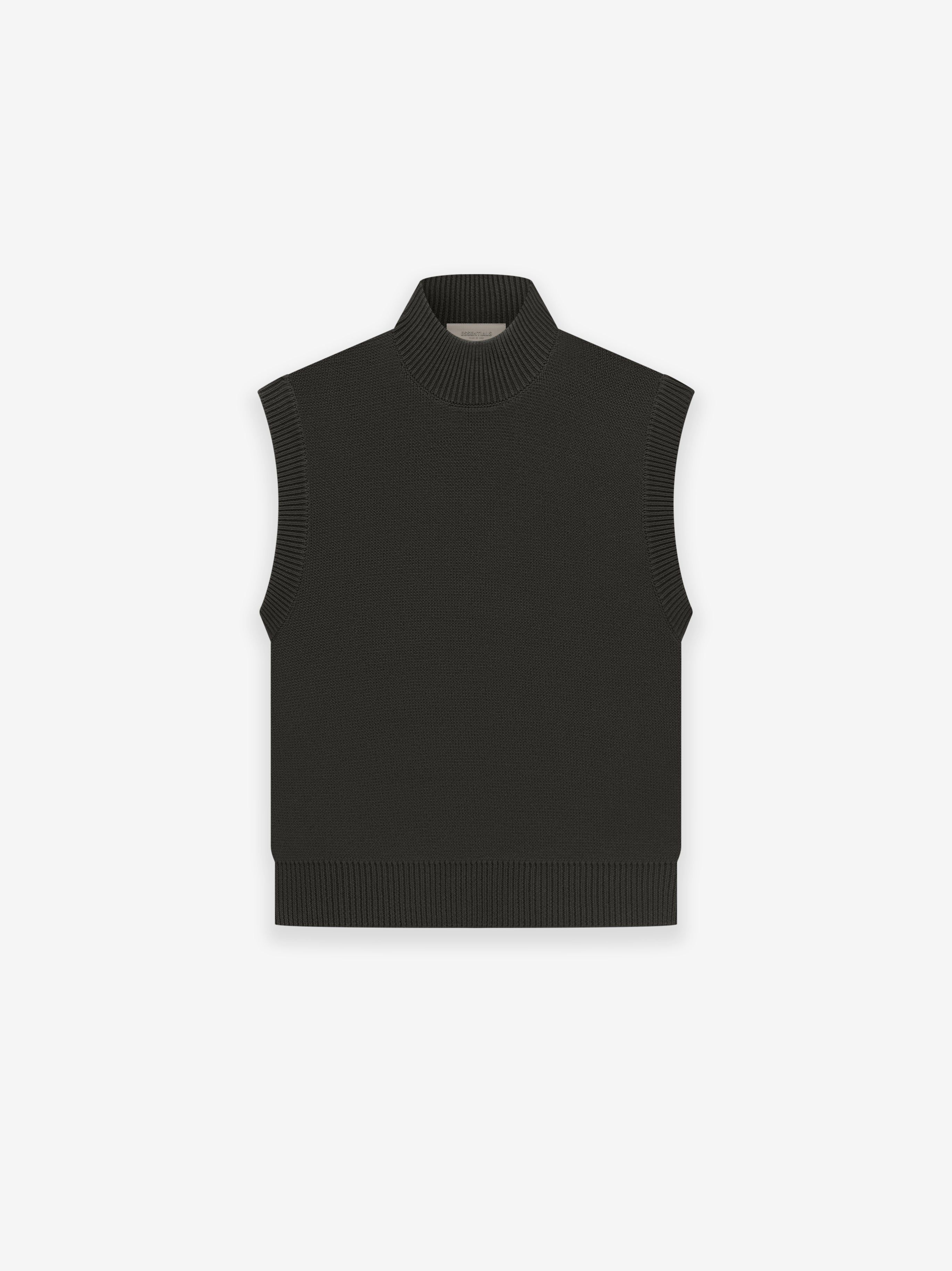 Womens Pullover Mockneck Vest sold by Essentials