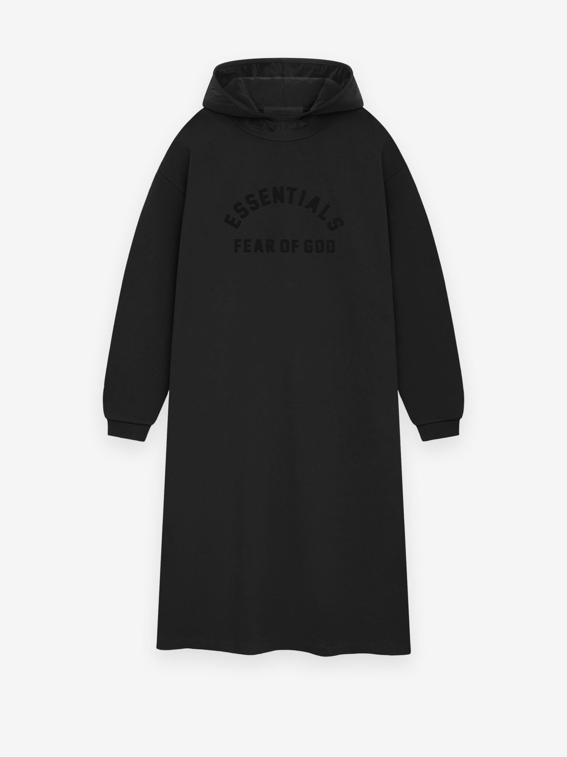 Womens Nylon Fleece Hooded Dress sold by Essentials