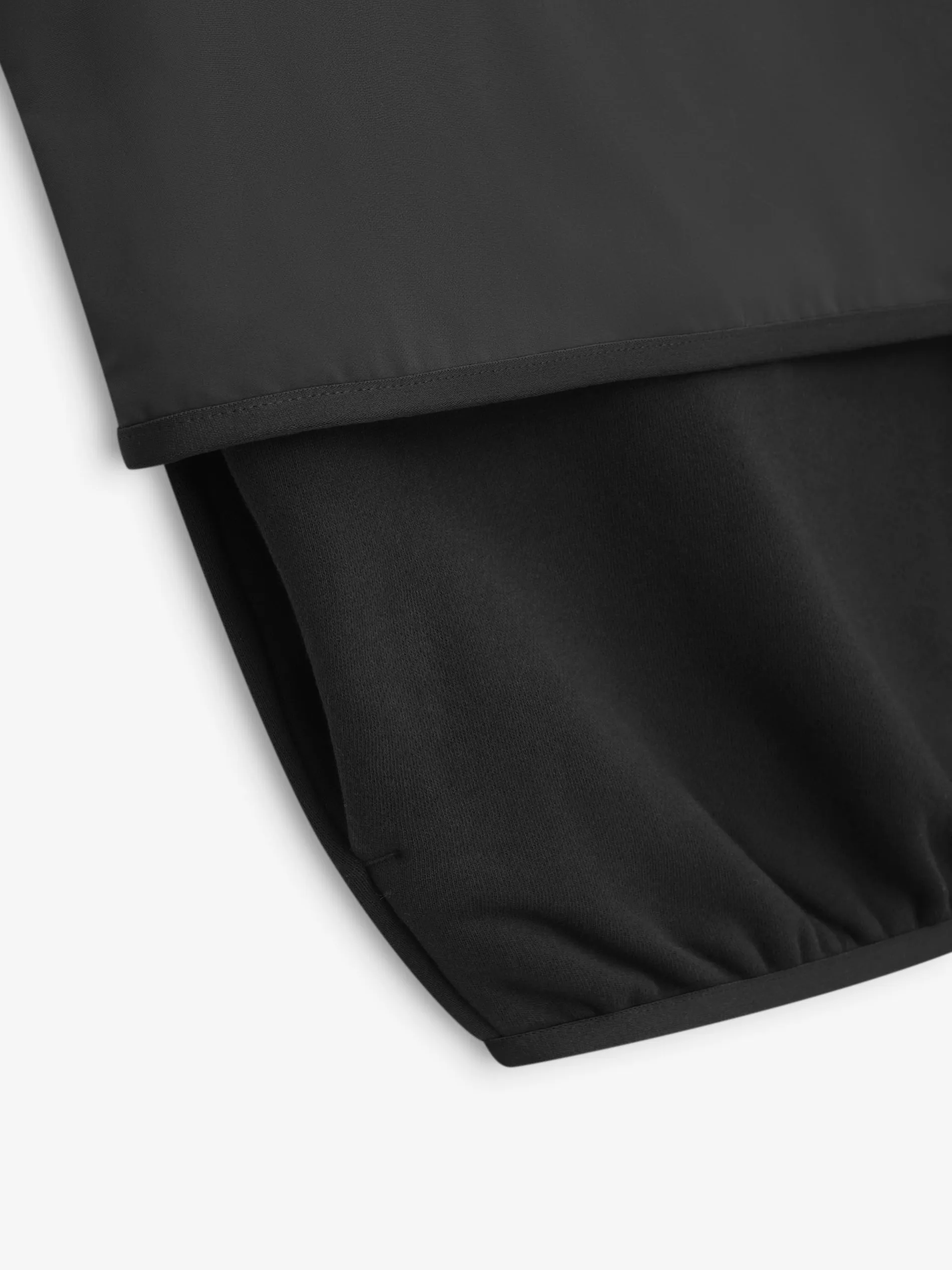 NYLON FLEECE HOODED SWEATSHIRT sold by Essentials product image thumbnail 3