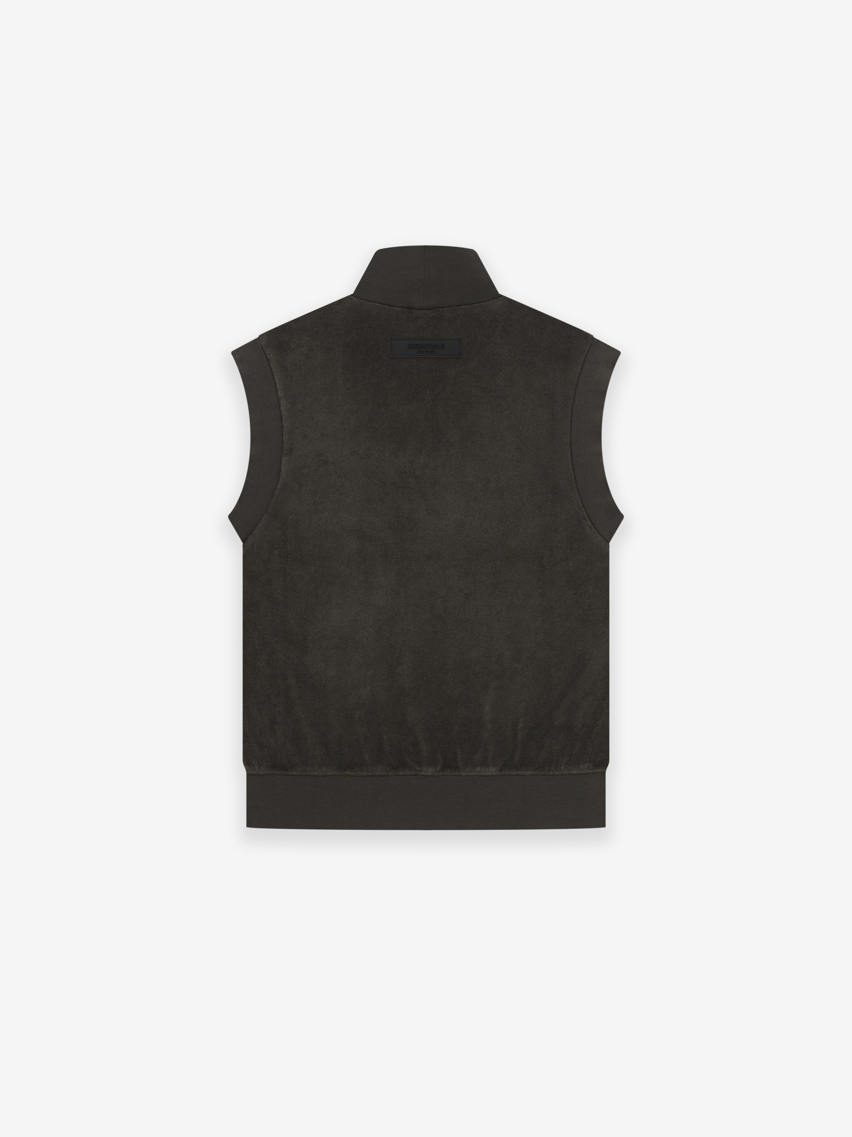 Womens Pullover Terry Mockneck Vest sold by Essentials product image thumbnail 2