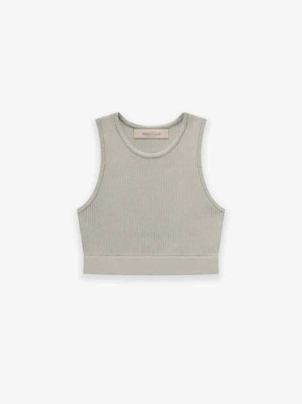 Womens Knit Rib Sport Tank sold by Essentials