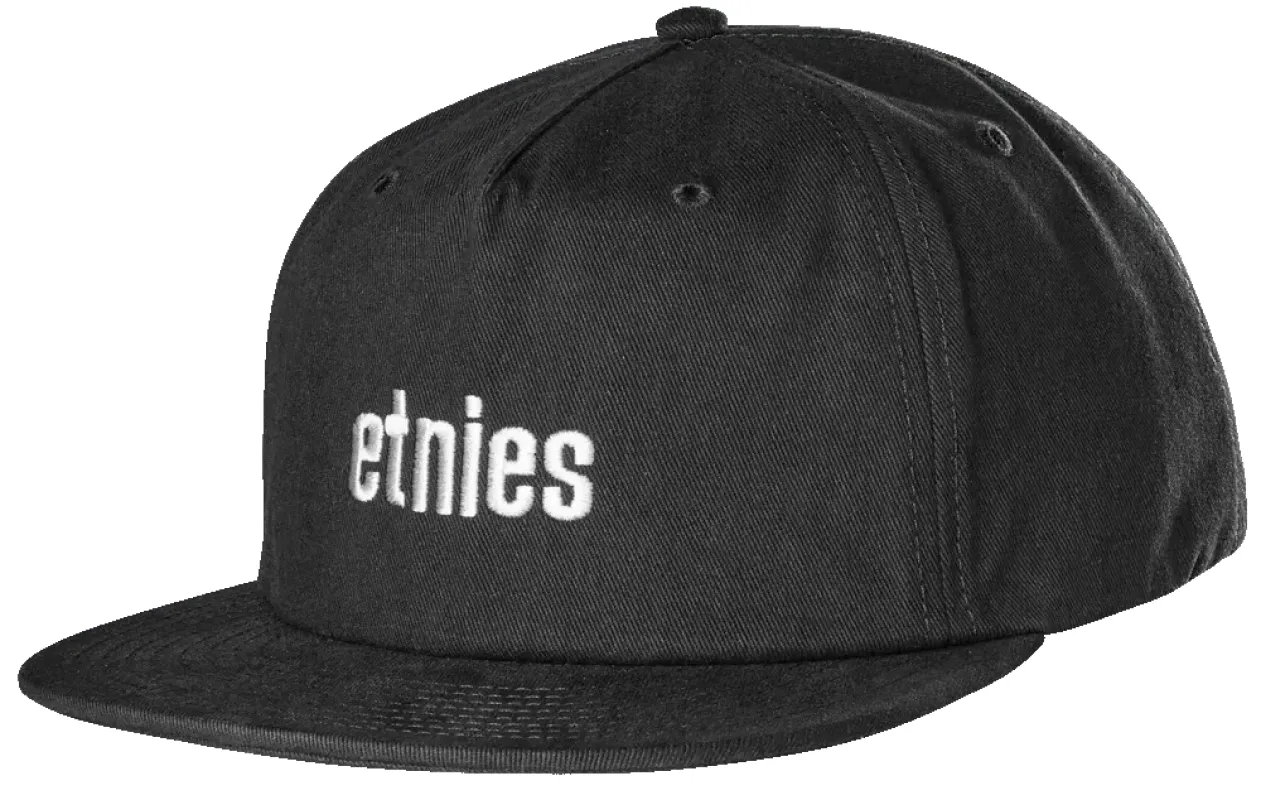 Icon Embroidery Snapback Hat made by Etnies