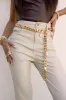 Pearl Dotted Chain Link Belt sold by ettika