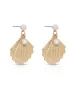 Scallop Shell and Pearl Earrings sold by ettika