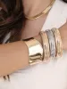 Flex Bracelets and Smooth Cuff Set sold by ettika