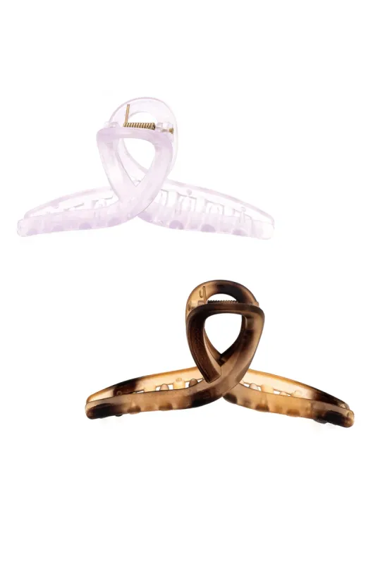 Weekend Mindset Hair Claw Set sold by ettika
