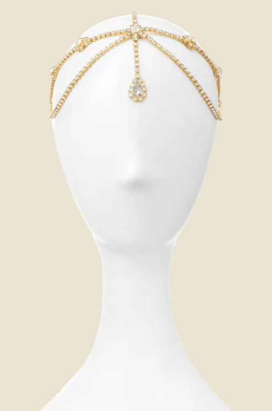Golden Boho Beauty Headwear sold by ettika