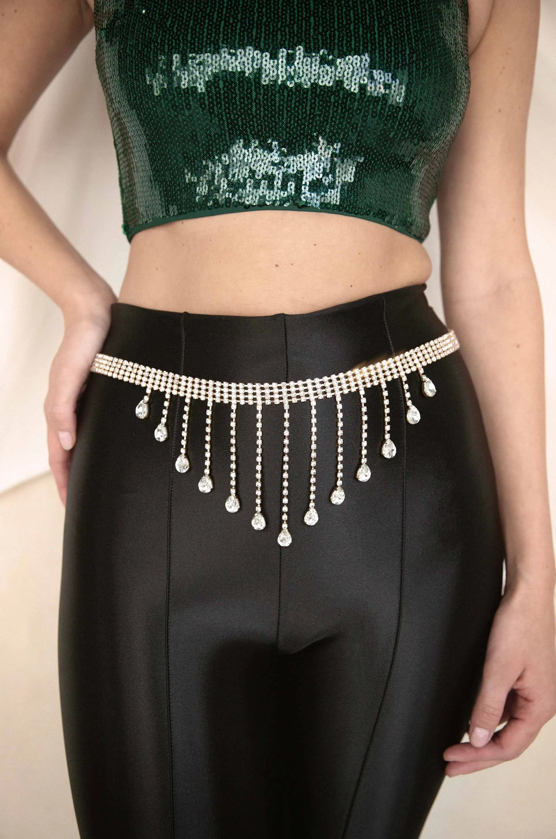 Crystal Raindrop Belt sold by ettika product image thumbnail 2