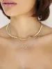 All the Chains Aqua Layered Necklace sold by ettika