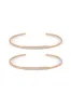 Double Take Crystal Cuff Set sold by ettika
