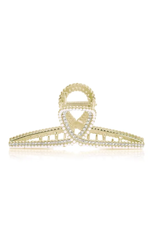 Shine On Crystal Hair Claw sold by ettika