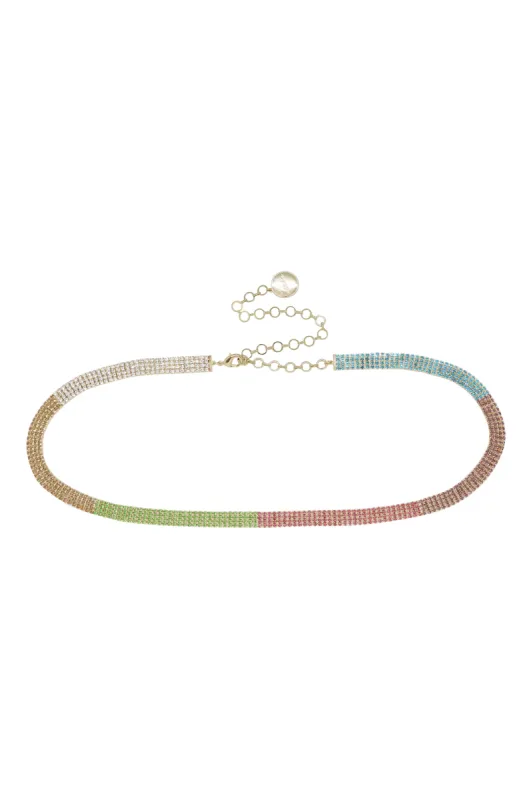 Rainbow Fade Belt sold by ettika