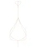 Crystal Baguette Body Chain sold by ettika