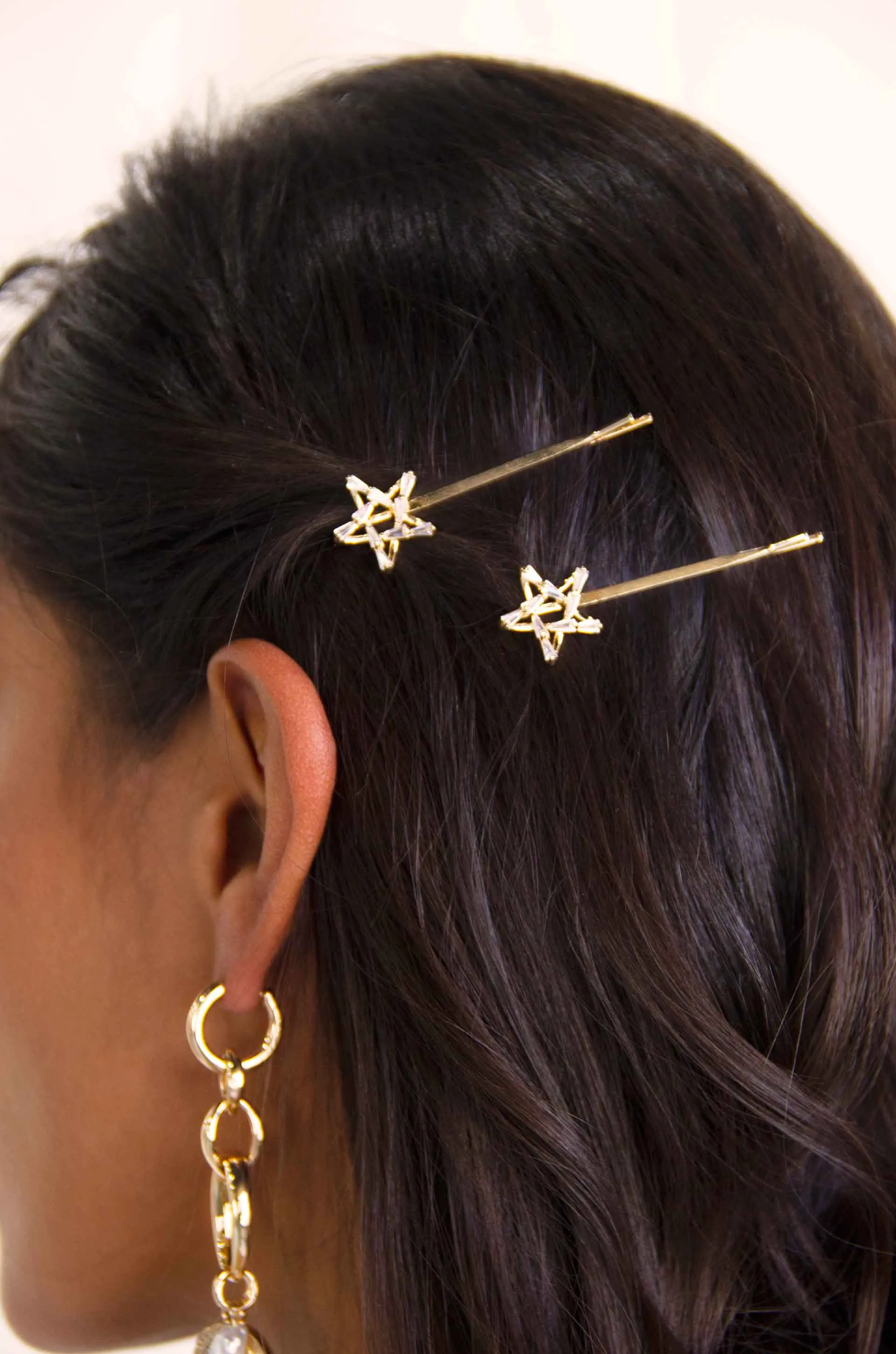 Spell Casting Crystal and Pearl Hair Pins sold by ettika product image thumbnail 3