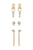 Ear Party Mixed Shapes Earring Set sold by ettika