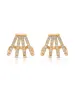 Glisten Wing Pavé Earrings sold by ettika