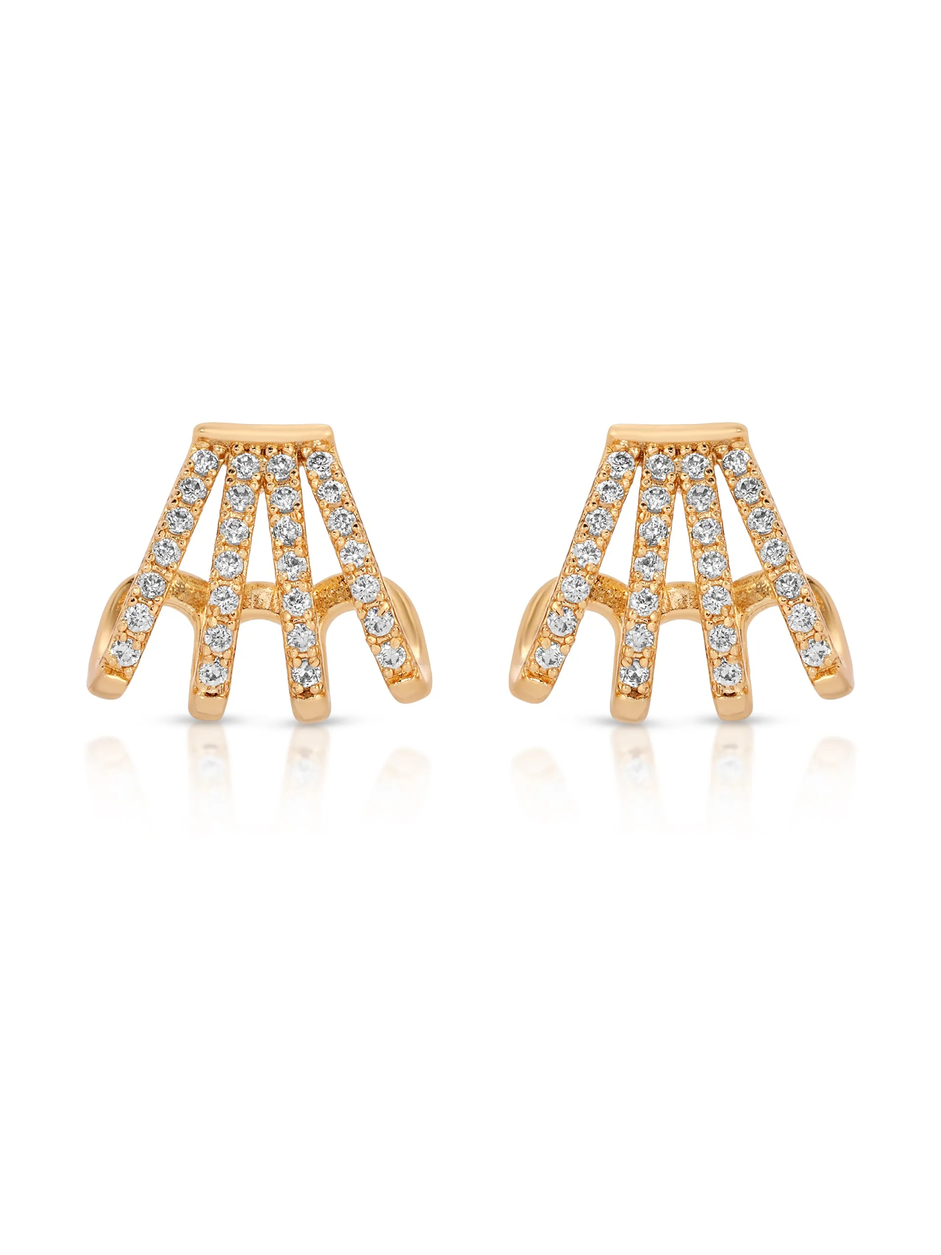 Glisten Wing Pavé Earrings sold by ettika product image thumbnail 5