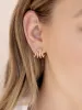 Glisten Wing Pavé Earrings sold by ettika