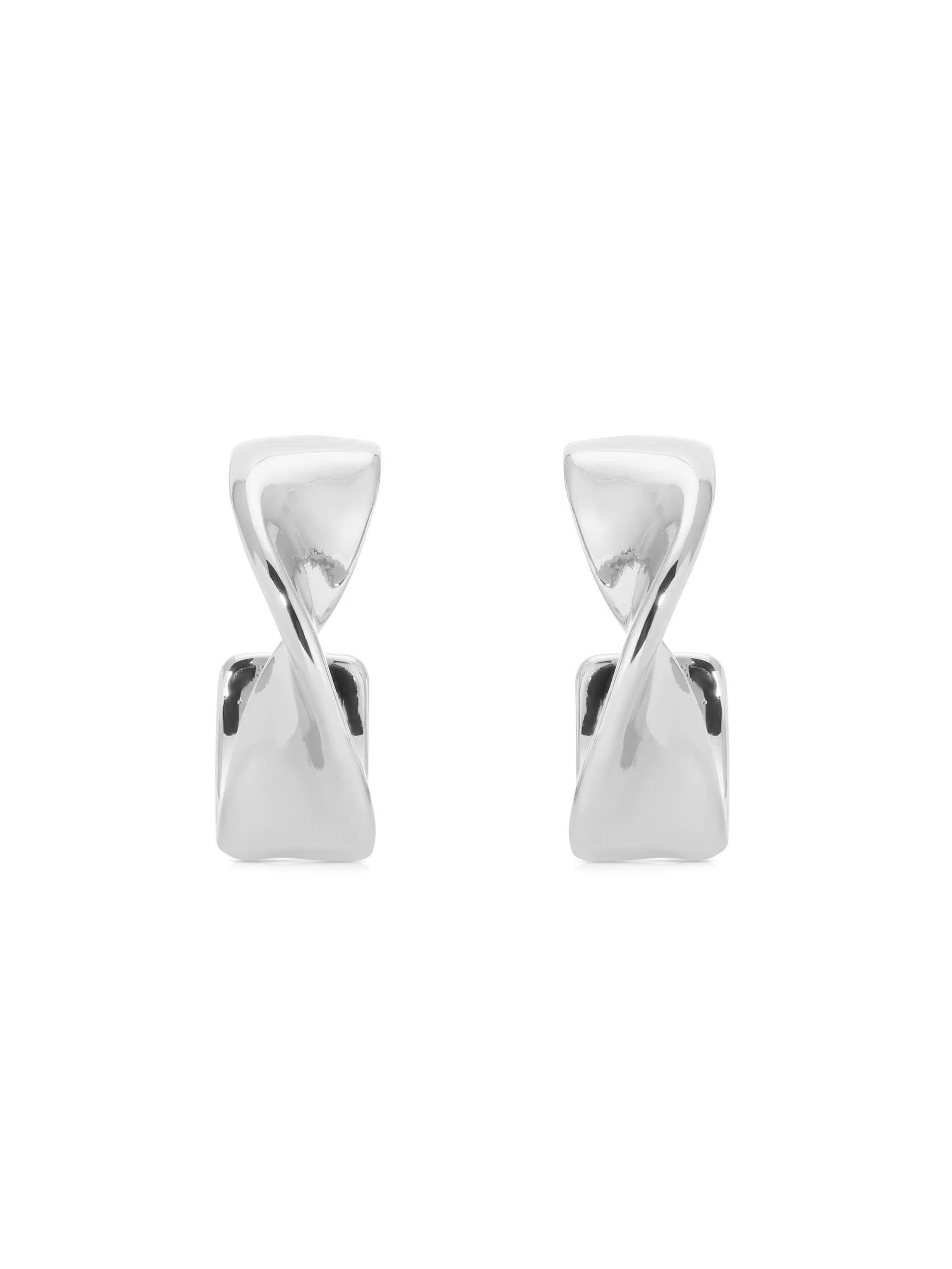 Heirloom Twist Small Hoops sold by ettika product image thumbnail 5
