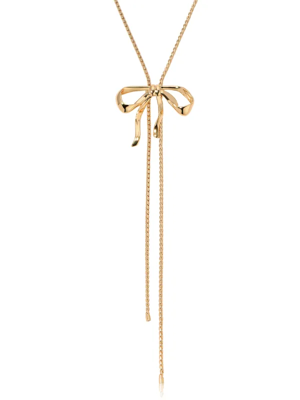 Bow Organica Bolo Necklace sold by ettika