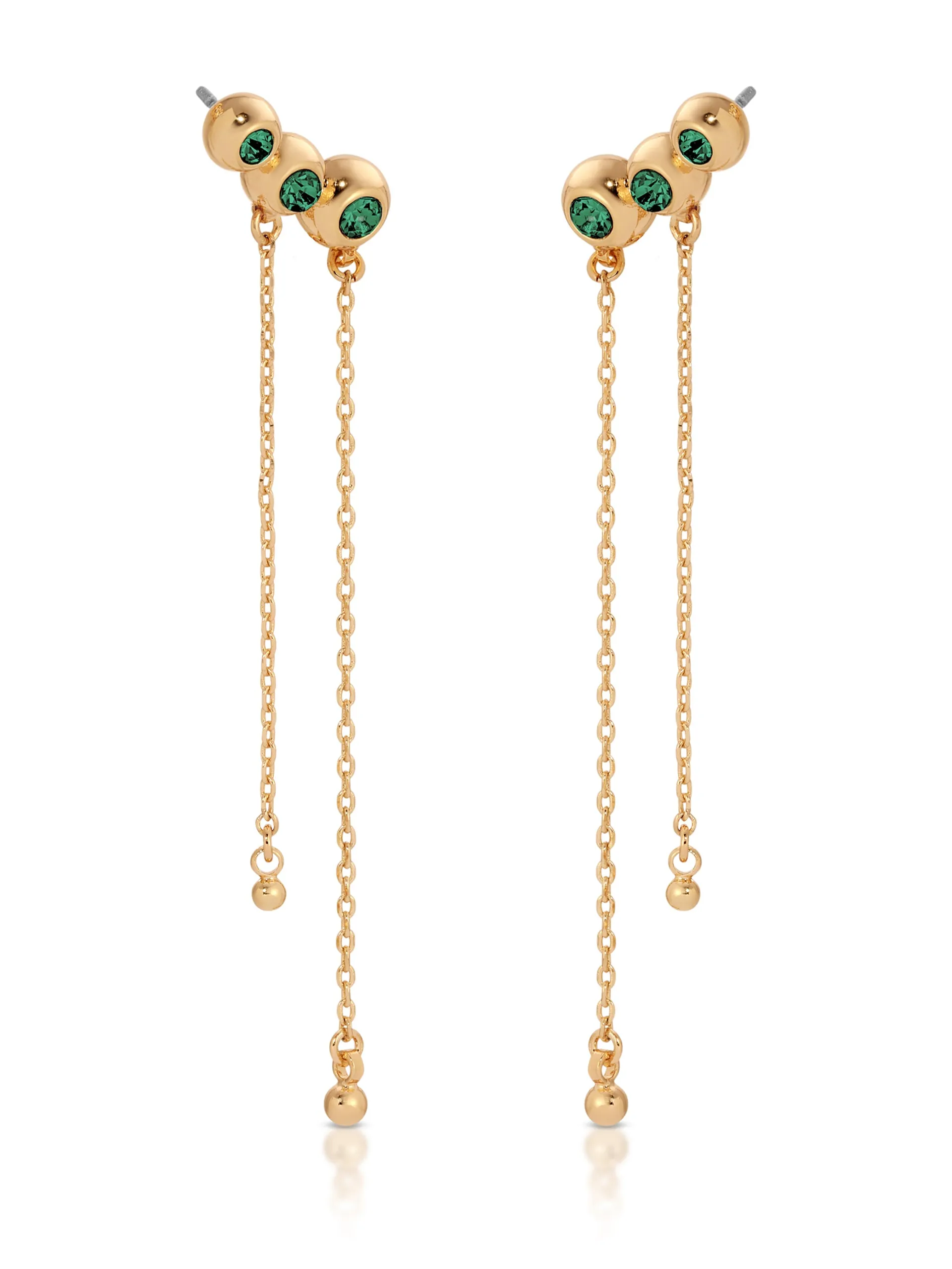 Emerald City Waterfall Earrings sold by ettika product image thumbnail 3