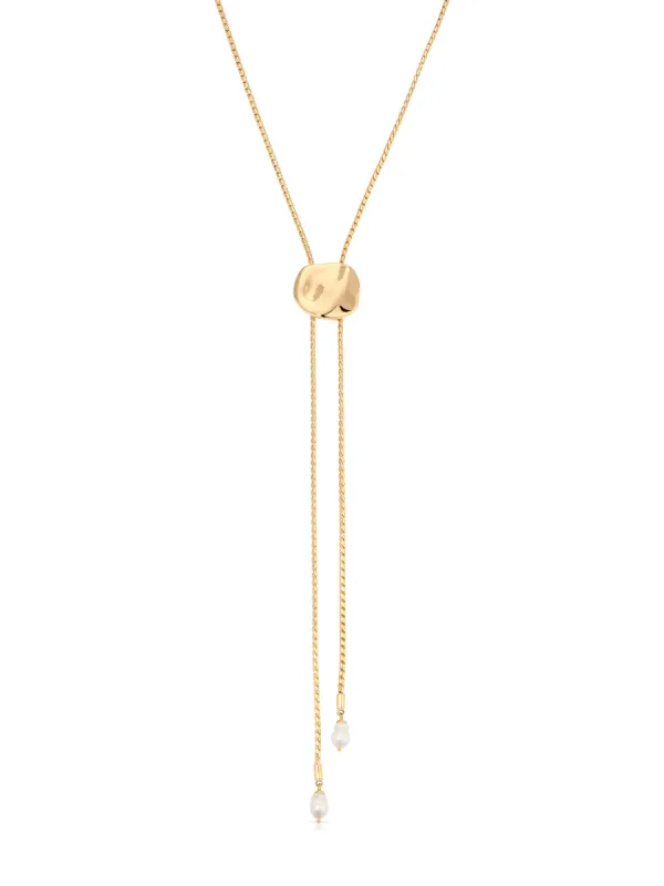 Liquid Lux Bolo Necklace sold by ettika