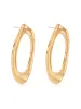Open Circle Earrings sold by ettika