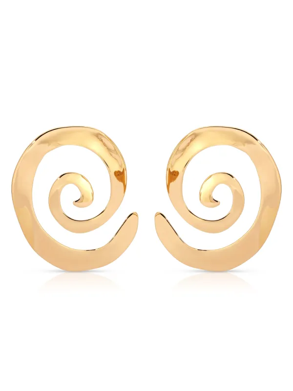 Aura Swirl Earrings sold by ettika