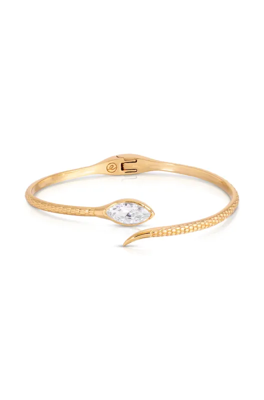 Marquise Crystal Cuff sold by ettika