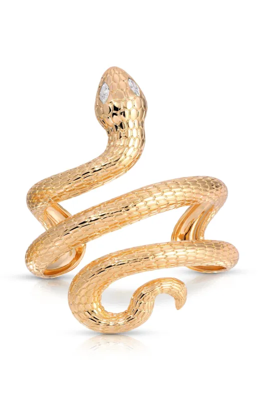 Serpentina Cuff sold by ettika