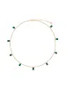 Emerald Deco Charm Necklace sold by ettika