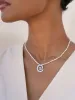 Aura Pearl Necklace sold by ettika