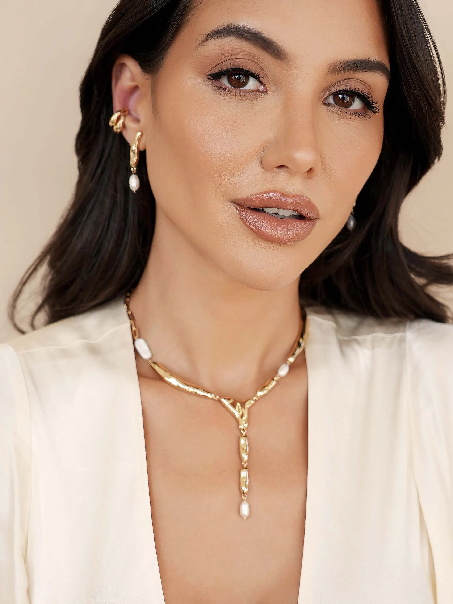 Liquid Luxe Ear Cuff sold by ettika product image thumbnail 4