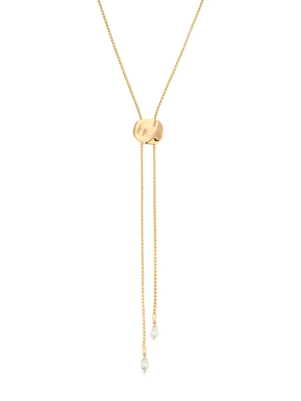 Liquid Luxe Bolo Necklace sold by ettika