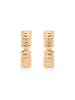 Medium Metal Moderna Hoops sold by ettika