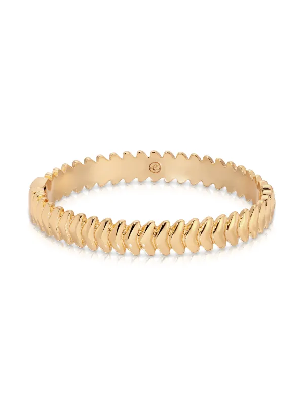 Metal Moderna Bangle sold by ettika