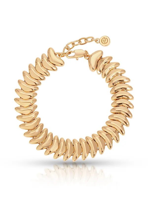 Metal Moderna Bracelet sold by ettika